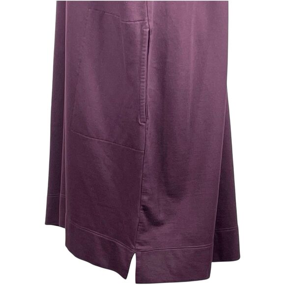 J.Jill Fit French Terry Embroidered Shift Dress Size 2X Long Sleeve Purple EUC - Picture 10 of 16